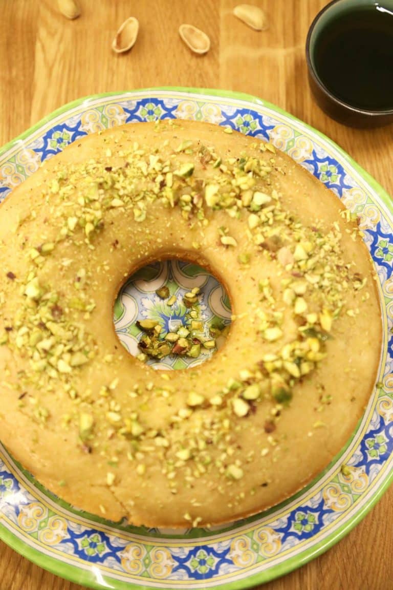 Honey Cake with Pistachios