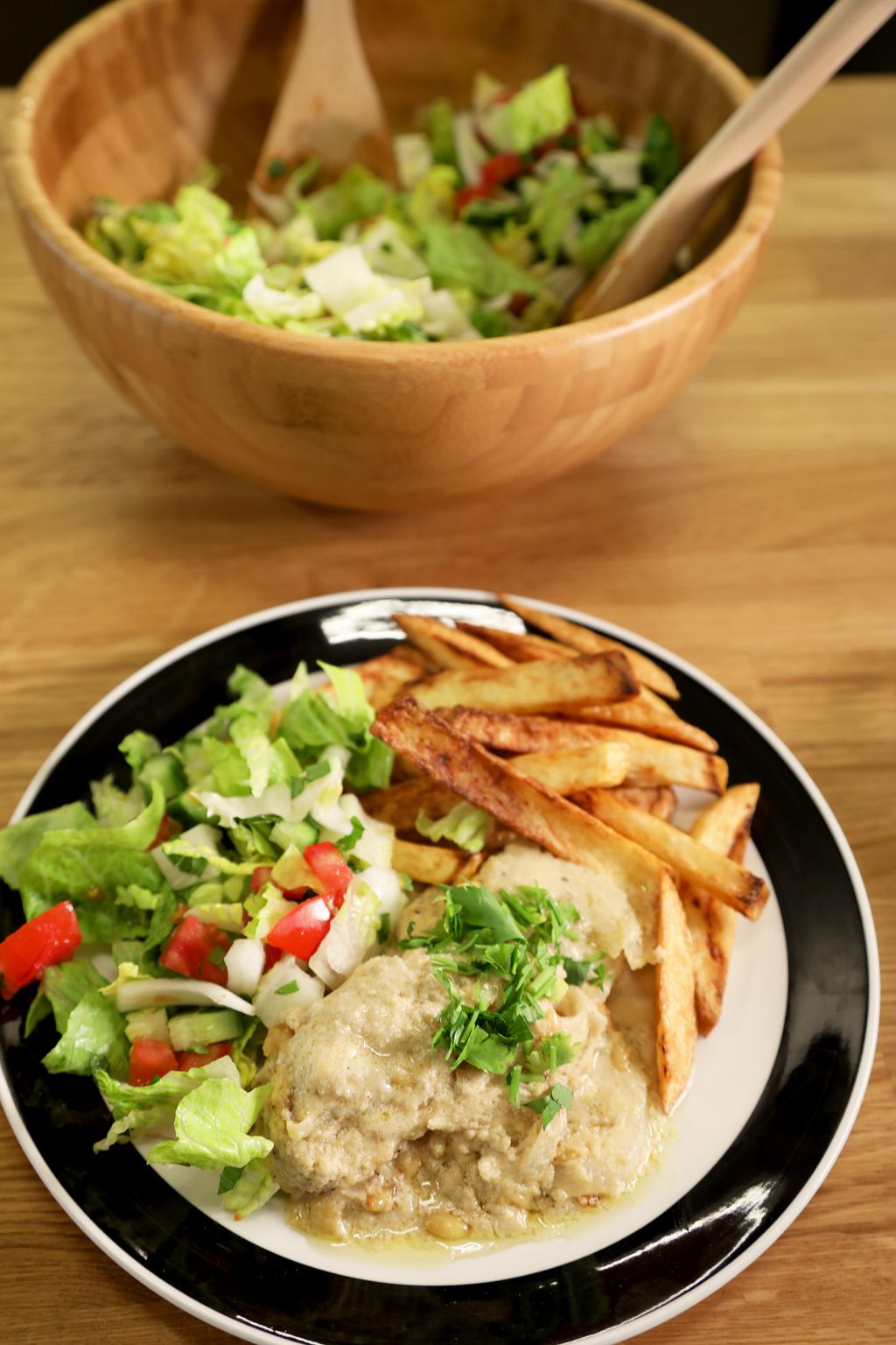 fish with tahini sauce