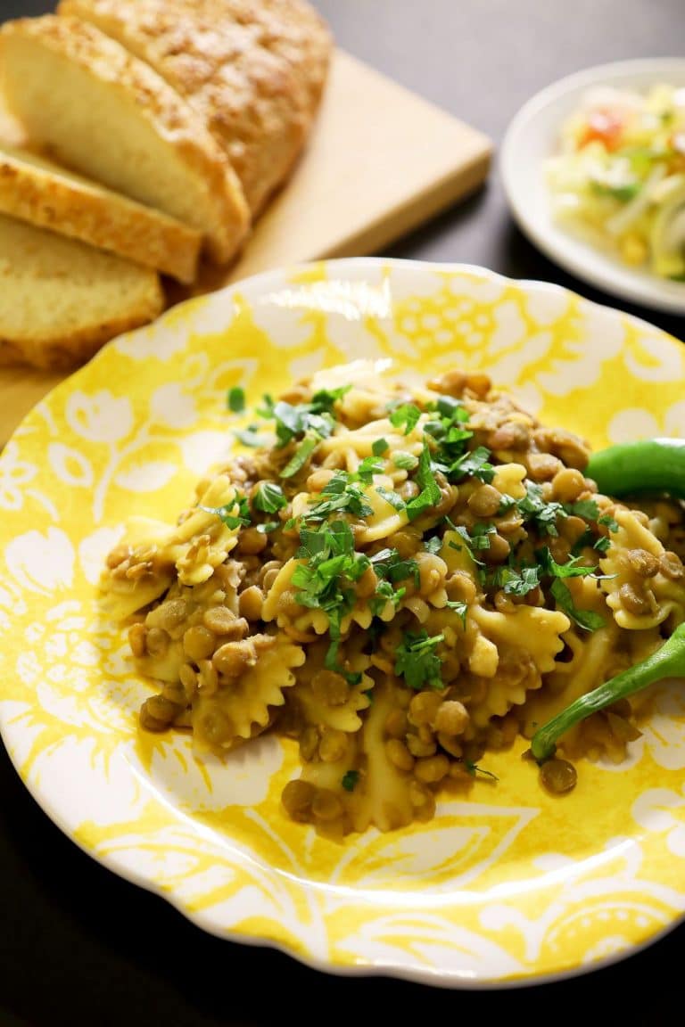 Lentil Stew with Pasta Recipe