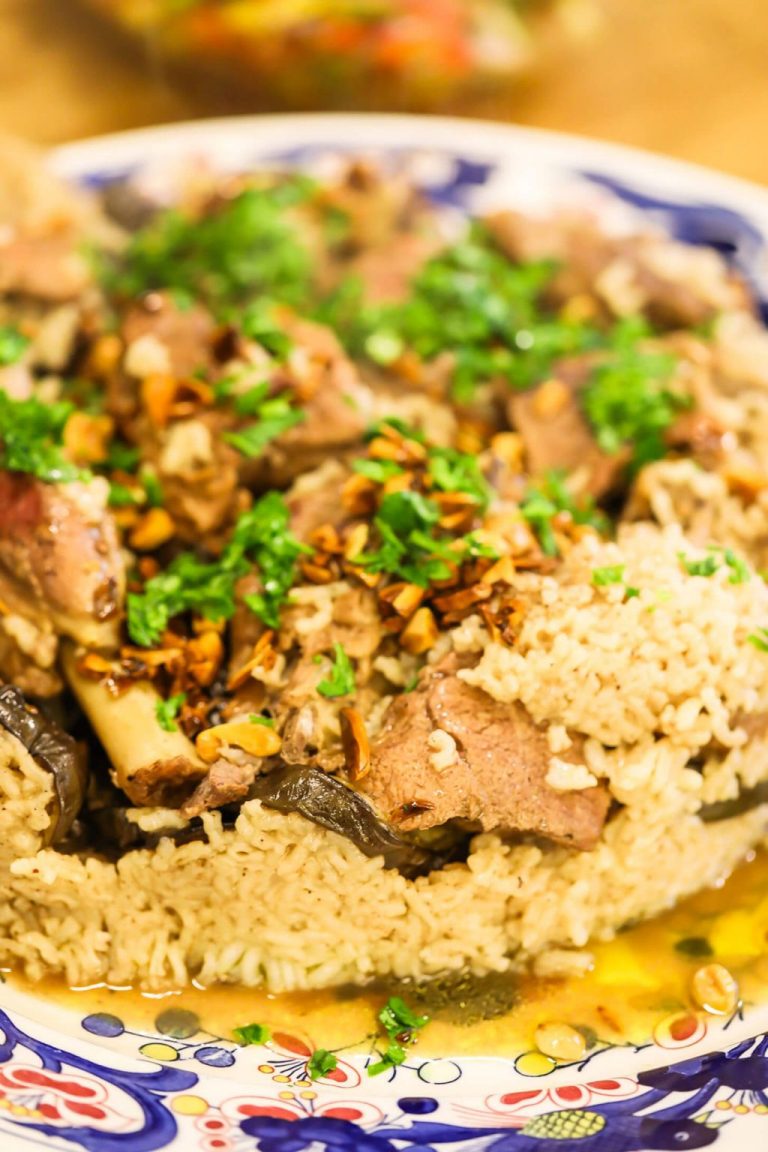 Maqluba (Upside Down Lamb & Rice)