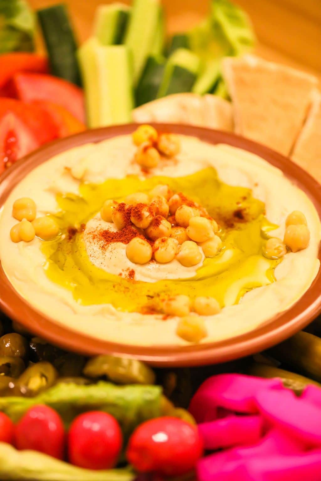 hummus platter