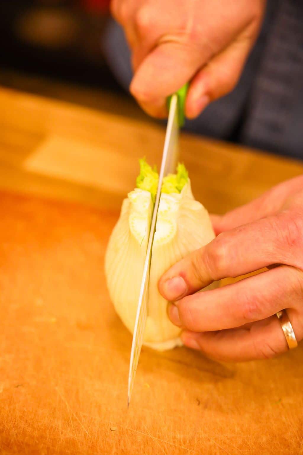 how to cut fennel
