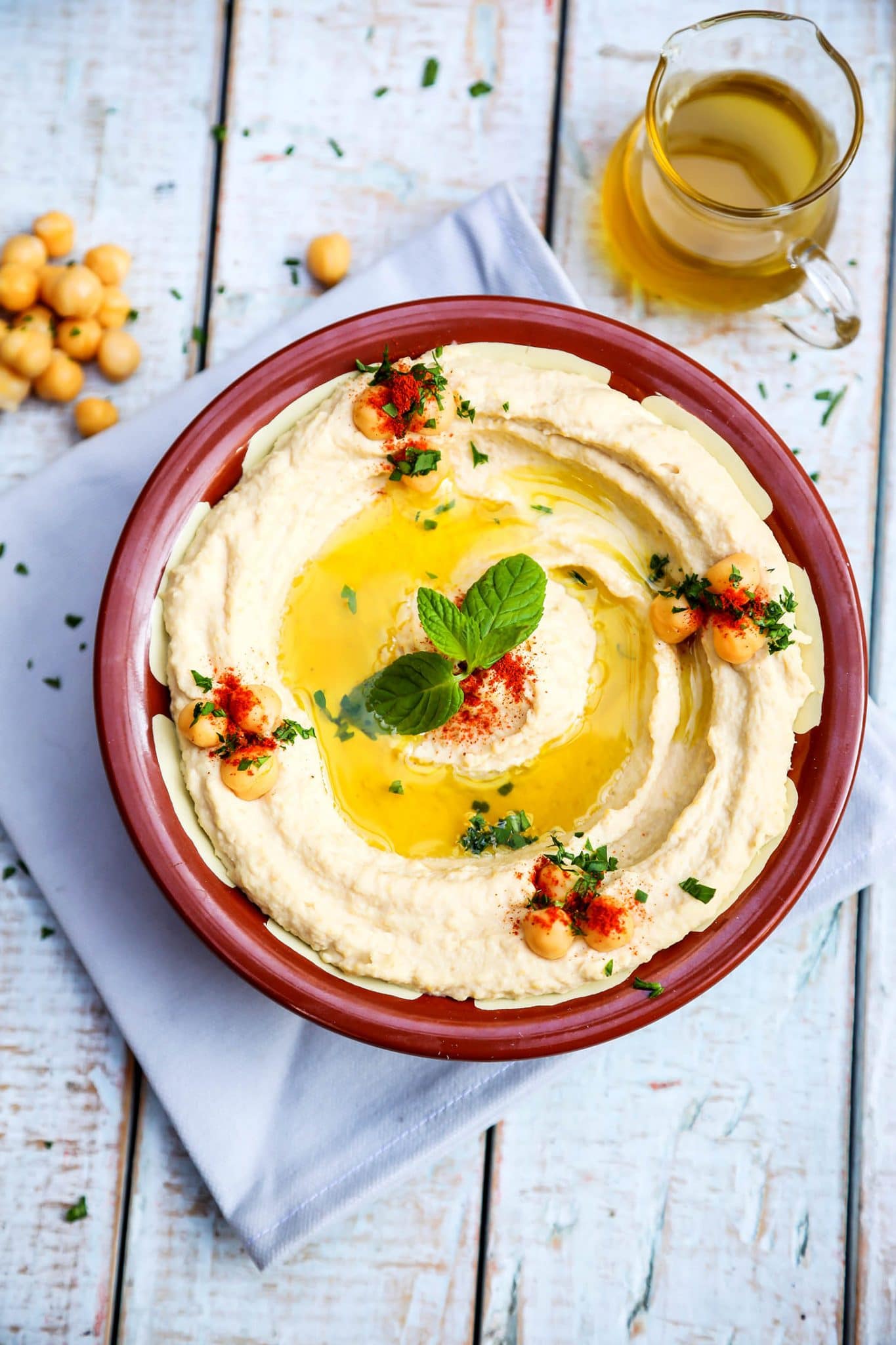 Hummus Recipe (The Traditional Tasty Way) - Chef Tariq