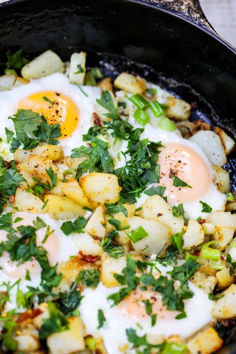 Eggs and Potatoes (Middle Eastern Style)