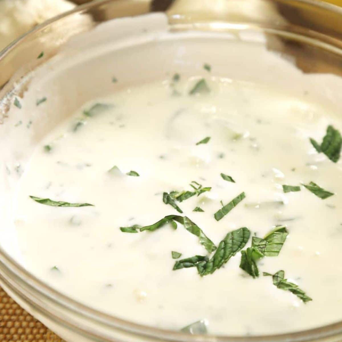 mint cucumber yogurt sauce