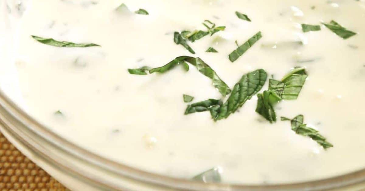 Mint And Cucumber Yogurt Sauce - Chef Tariq